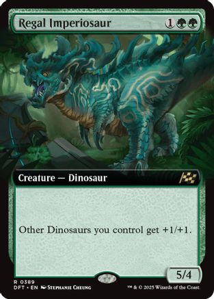 Regal Imperiosaur (Extended Art) (DFT-389) -