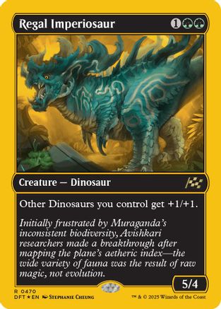 Regal Imperiosaur (First-Place Foil) (DFT-470) -  Foil