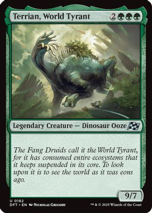 Terrian, World Tyrant (DFT-182) -  Foil