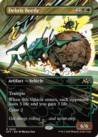 Debris Beetle (Borderless) (DFT-322) -  Foil