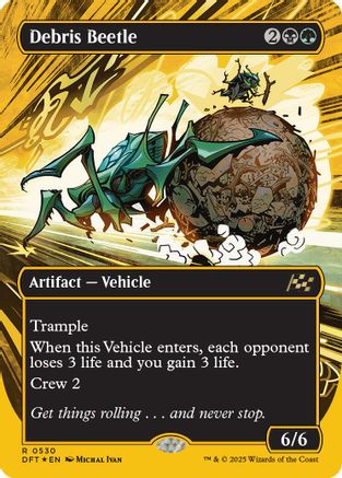 Debris Beetle (Borderless) (First-Place Foil) (DFT-530) -  Foil