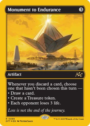 Monument to Endurance (First-Place Foil) (DFT-499) -  Foil