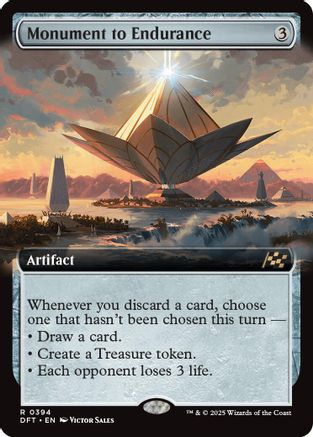 Monument to Endurance (Extended Art) (DFT-394) -  Foil