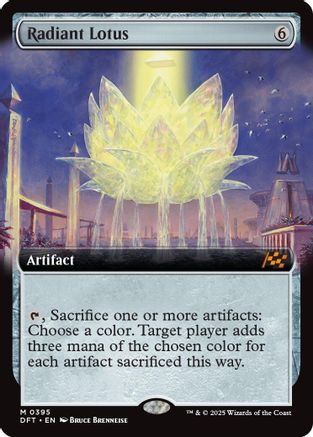 Radiant Lotus (Extended Art) (DFT-395) -  Foil