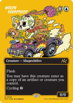 Waxen Shapethief (Borderless) (First-Place Foil) (DFT-535) -  Foil