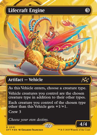 Lifecraft Engine (Borderless) (First-Place Foil) (DFT-531) -  Foil