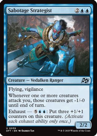 Sabotage Strategist (DFT-059) -  Foil