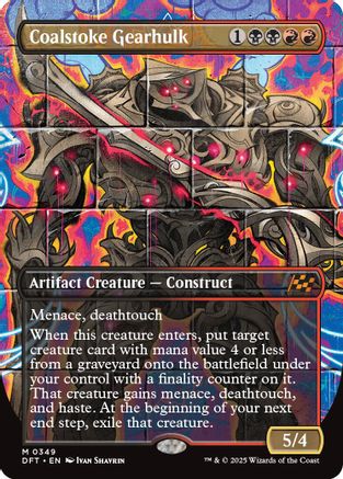 Coalstoke Gearhulk (Borderless) (DFT-349) -  Foil