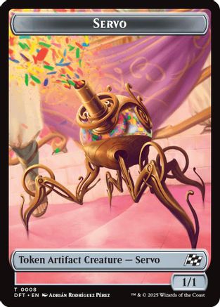 Servo // Thopter (0009) Double-Sided Token (DFT-8 // 9) -  Foil