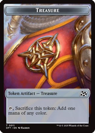 Treasure // Pilot Double-Sided Token (DFT-11 // 1) -  Foil