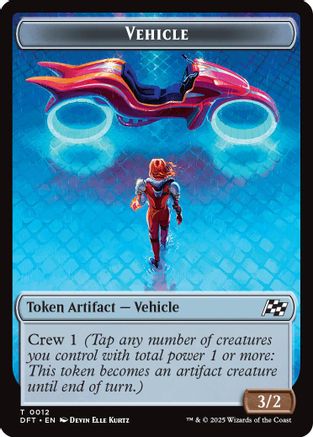 Vehicle // Pilot Double-Sided Token (DFT-12 // 1) -  Foil