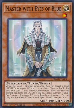 Master with Eyes of Blue (SDWD-EN014) - Structure Deck: Blue-Eyes White Destiny 1st Edition