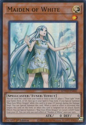 Maiden of White (SDWD-EN041) - Structure Deck: Blue-Eyes White Destiny 1st Edition