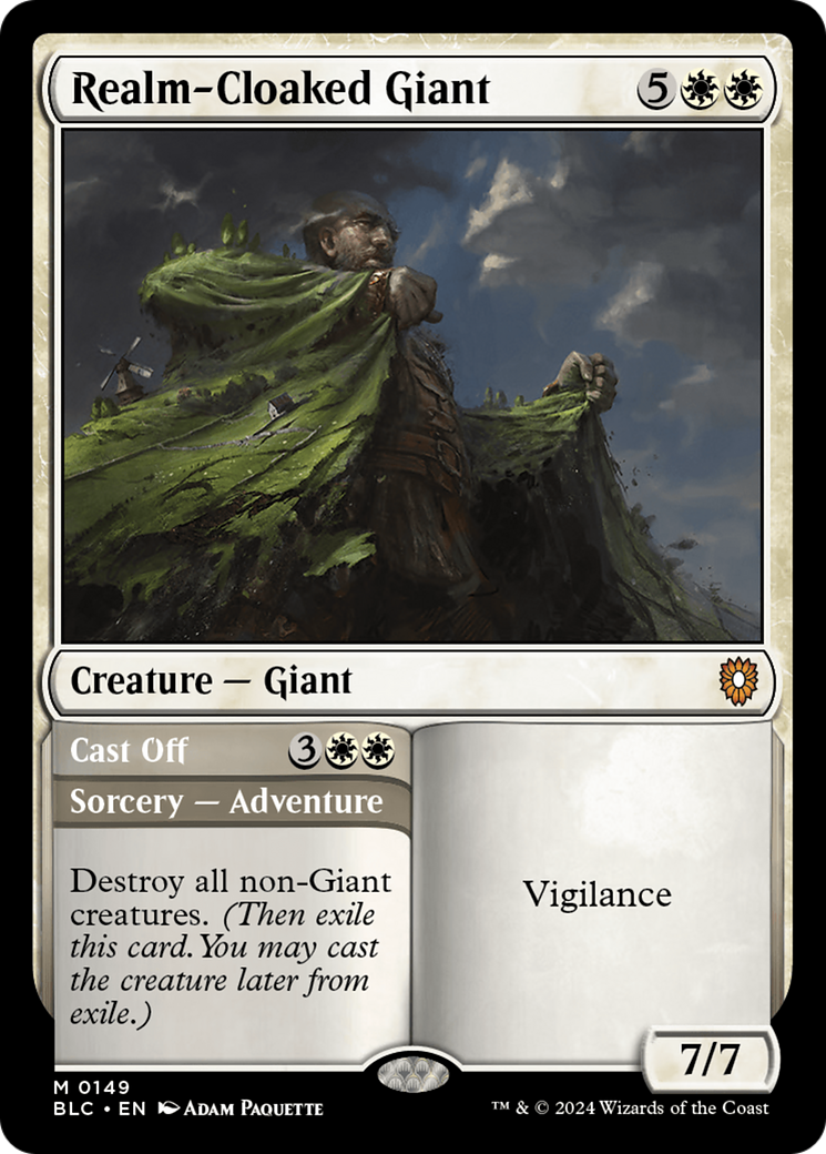 Realm-Cloaked Giant // Cast Off (BLC-149) -