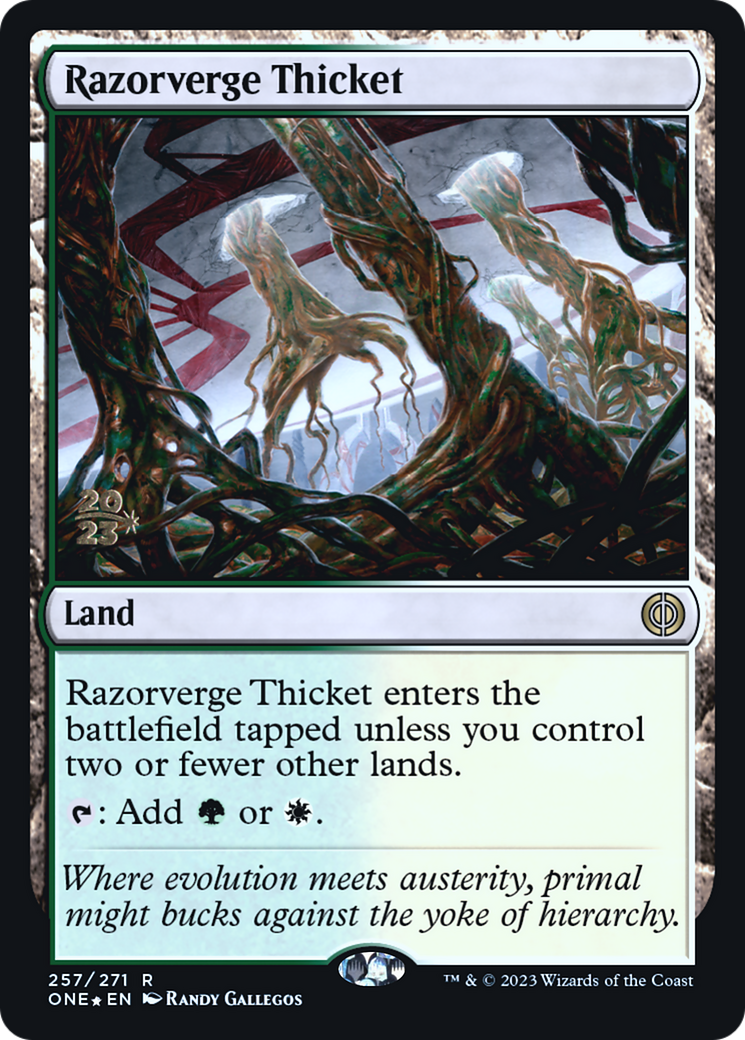 Razorverge Thicket (PRE-257S) -  Foil