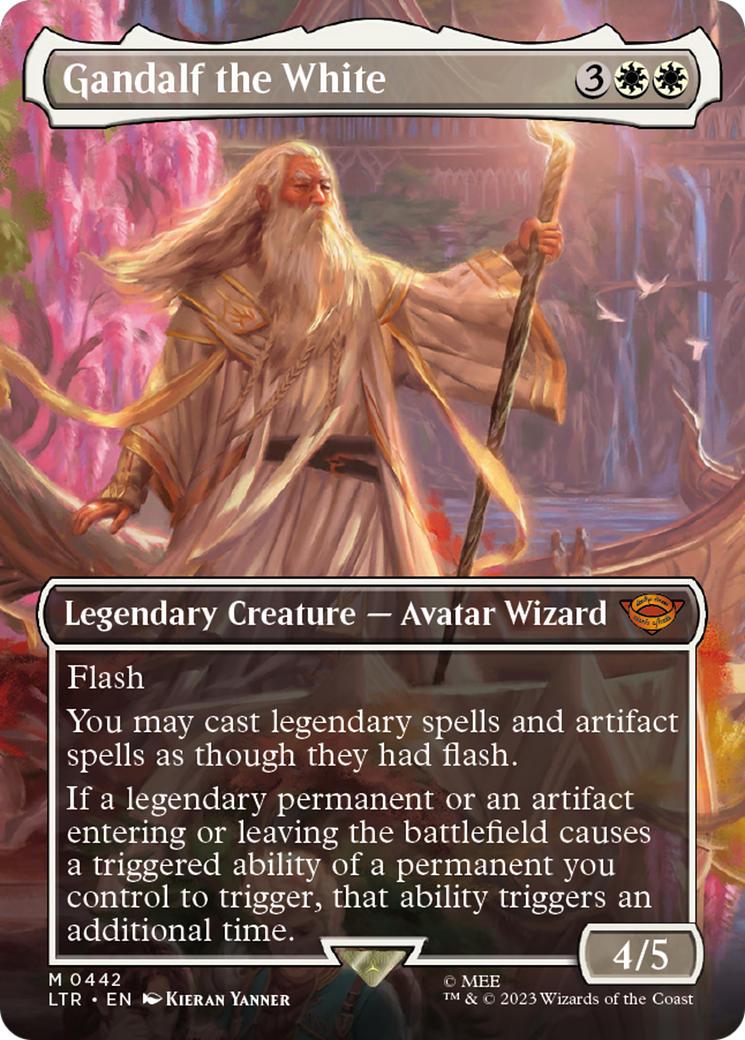 Gandalf the White (LTR-442) -  (Borderless)