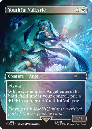 Youthful Valkyrie (Rainbow Foil) (SLD-1588) -  Foil