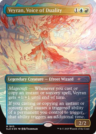 Veyran, Voice of Duality (Rainbow Foil) (SLD-1915) -  Foil