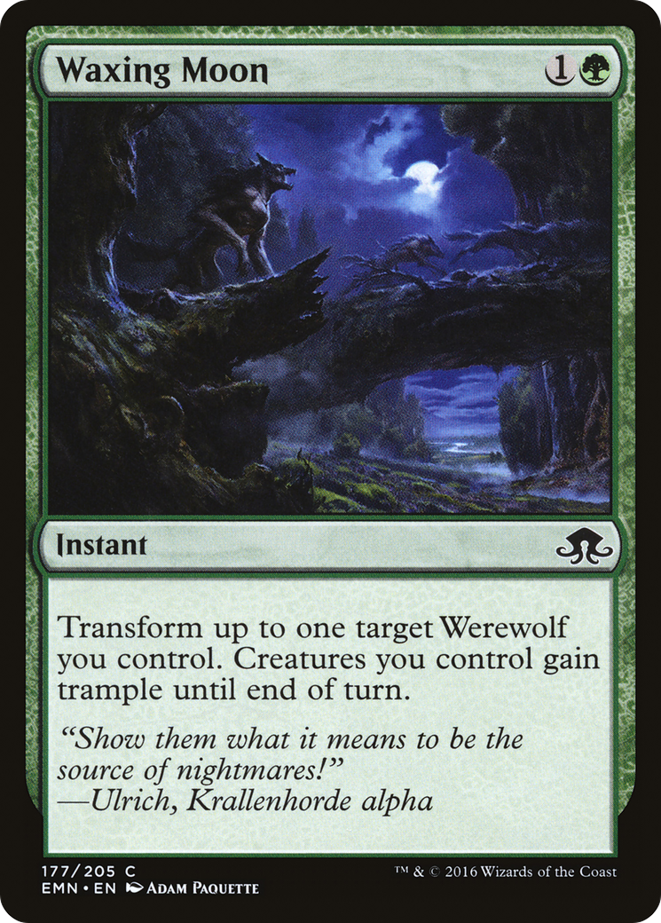 Waxing Moon (EMN-177) -  Foil