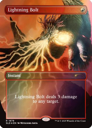 Lightning Bolt (1879) (Rainbow Foil) (SLD-1879) -  Foil