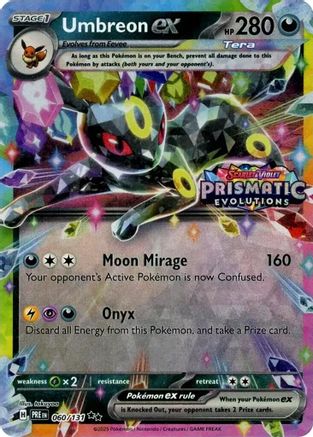 Umbreon ex - 060/131 (Prismatic Evolutions Stamp) 60 - Holofoil