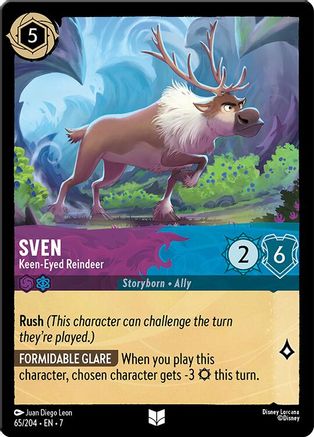 Sven - Keen-Eyed Reindeer (65/204) - Archazias Island Cold Foil