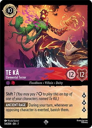 Te Ka - Elemental Terror (54/204) - Archazias Island