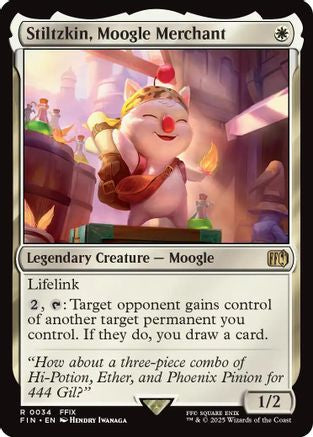 Stiltzkin, Moogle Merchant (FIN-034) -