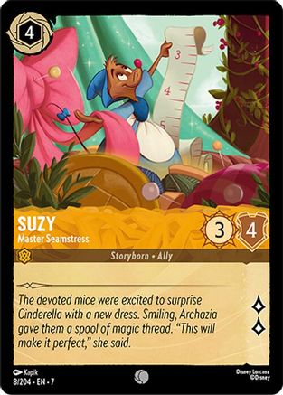 Suzy - Master Seamstress (8/204) - Archazias Island Cold Foil