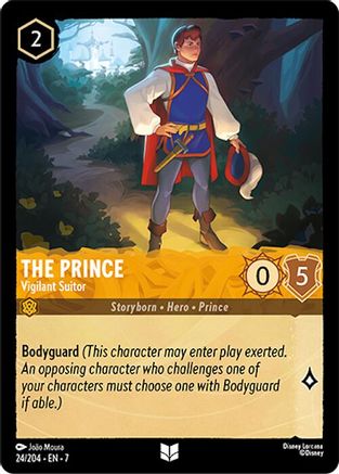 The Prince - Vigilant Suitor (24/204) - Archazias Island Cold Foil