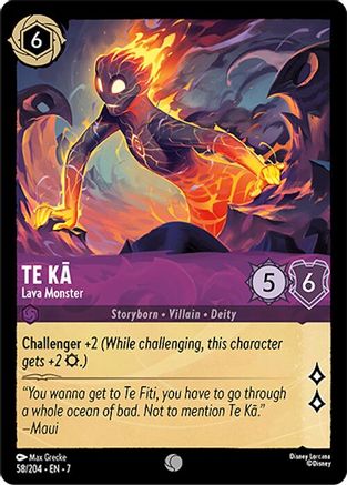 Te Ka - Lava Monster (58/204) - Archazias Island Cold Foil