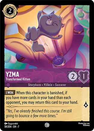 Yzma - Transformed Kitten (59/204) - Archazias Island