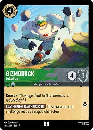 Gizmoduck - Suited Up (105/204) - Archazias Island Cold Foil