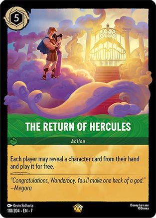 The Return of Hercules (118/204) - Archazias Island Cold Foil