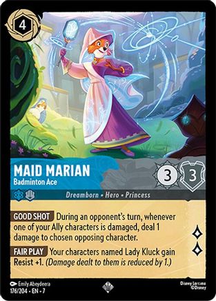 Maid Marian - Badminton Ace (176/204) - Archazias Island Cold Foil