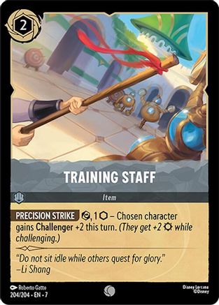 Training Staff (204/204) - Archazias Island Cold Foil