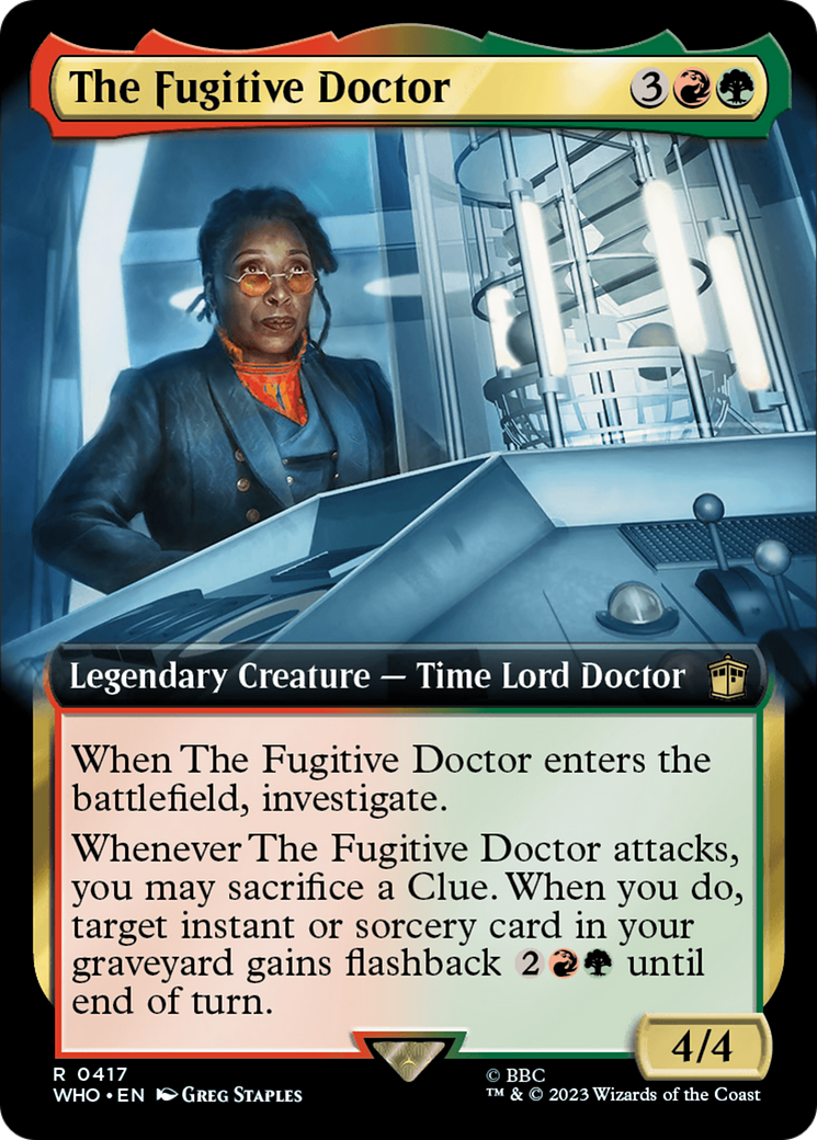 The Fugitive Doctor (WHO-417) - : (Extended Art)