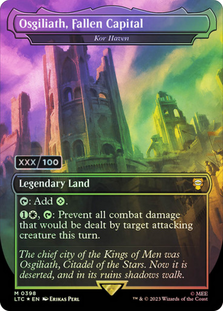 Kor Haven (LTC-398Z) -  / Osgiliath, Fallen Capital (Borderless) Foil