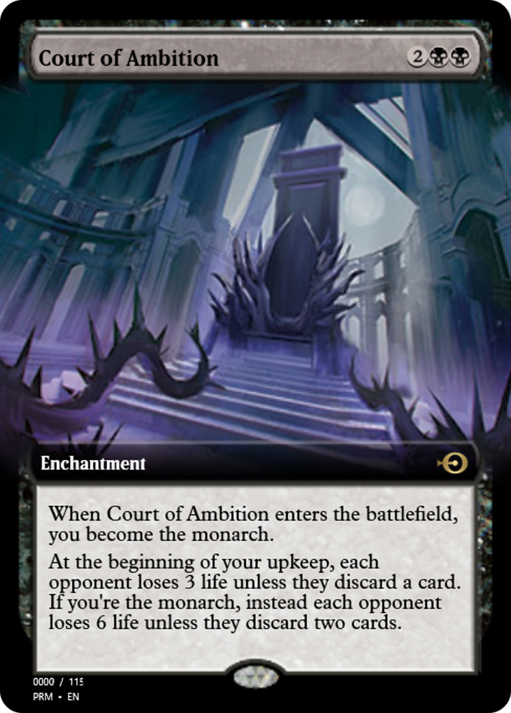 Court of Ambition (PRM-85978) -  Foil