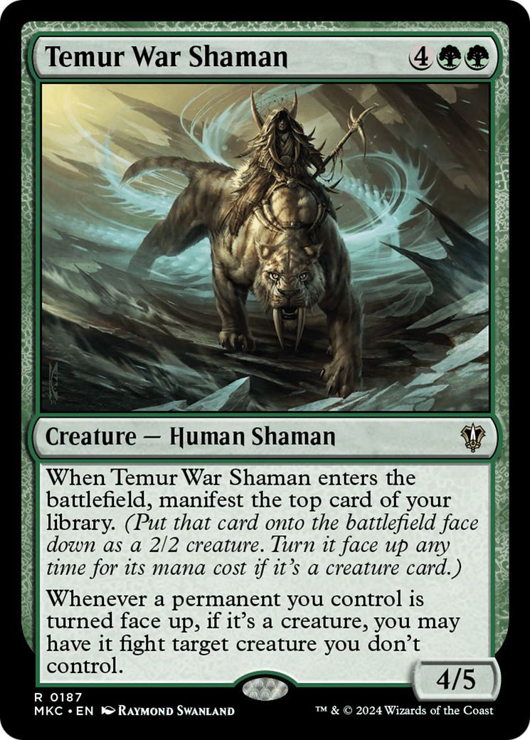 Temur War Shaman (MKC-187) -