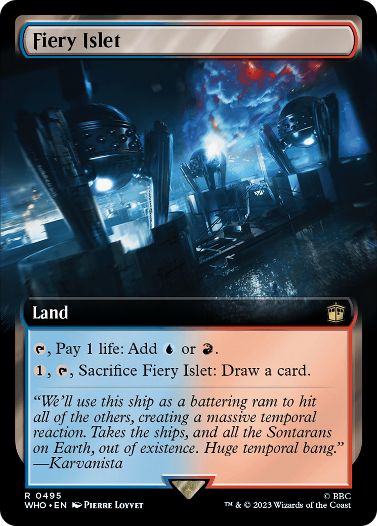 Fiery Islet (WHO-495) - : (Extended Art) Foil