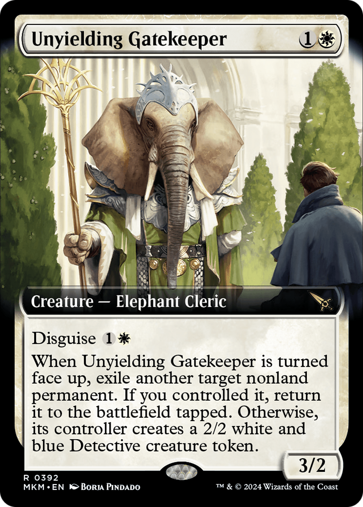 Unyielding Gatekeeper (MKM-392) - : (Extended Art)