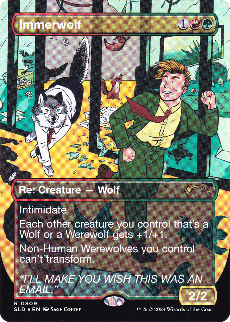 Immerwolf (SLD-809) -  (Borderless) Foil