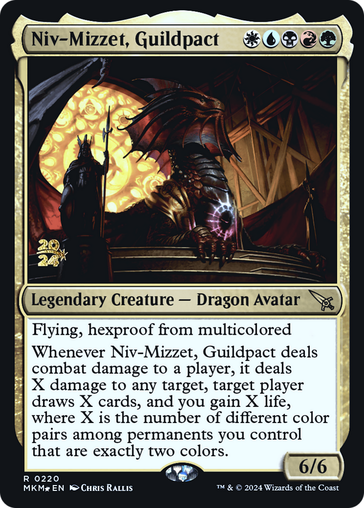 Niv-Mizzet, Guildpact (PRE-220S) -  Foil