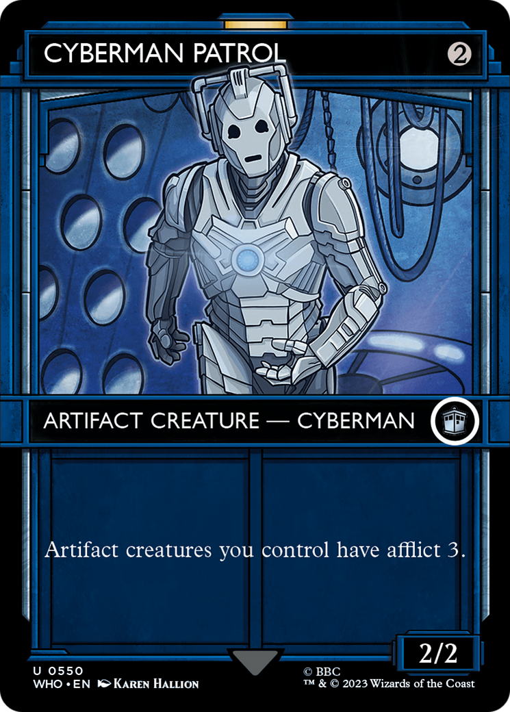 Cyberman Patrol (WHO-550) - : (Showcase) (Borderless)