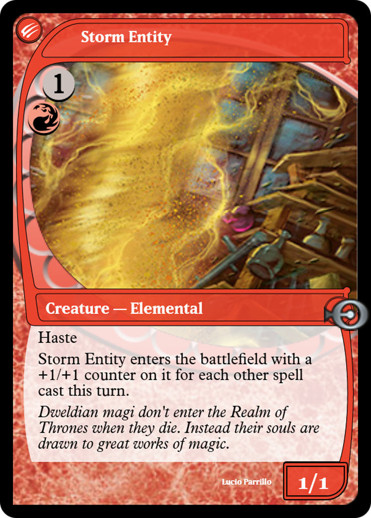 Storm Entity (PRM-36020) -  Foil