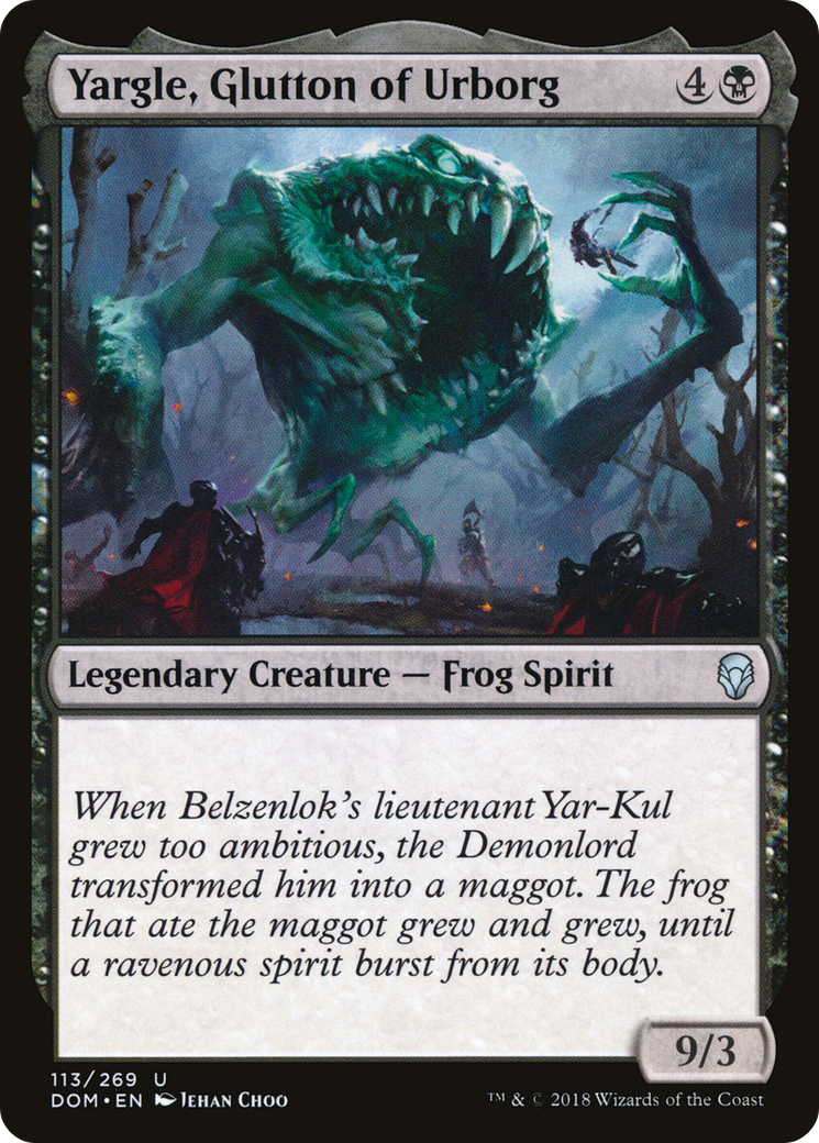 Yargle, Glutton of Urborg (DOM-113) -  Foil