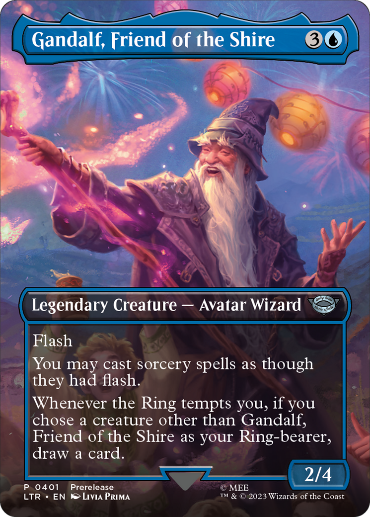 Gandalf, Friend of the Shire (LTR-401) -  (Borderless) Foil