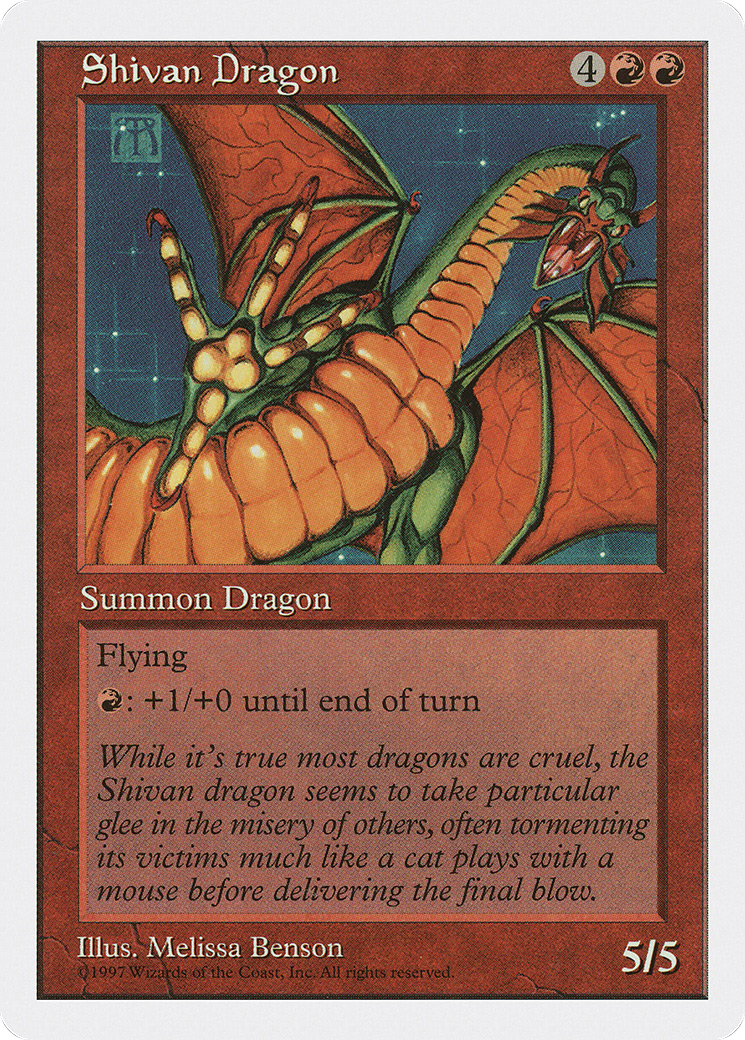 Shivan Dragon (5ED-267) -