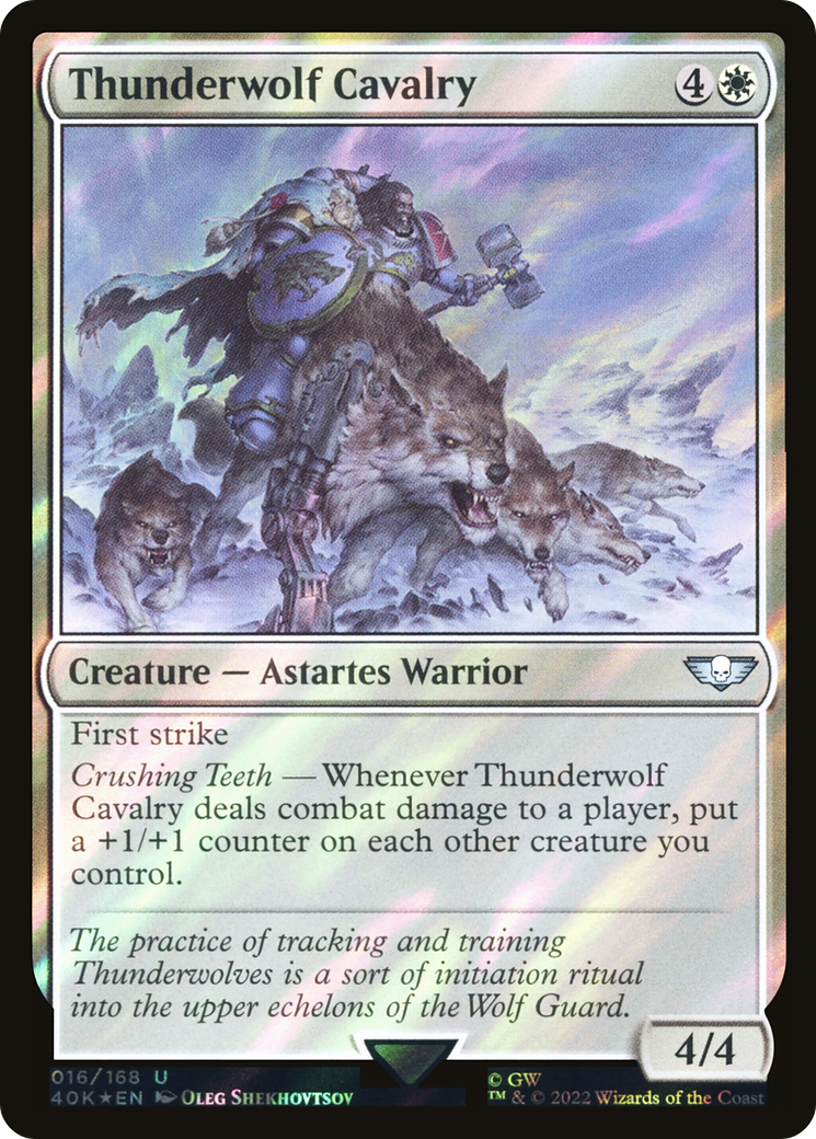 Thunderwolf Cavalry (40K-16★) -  Foil